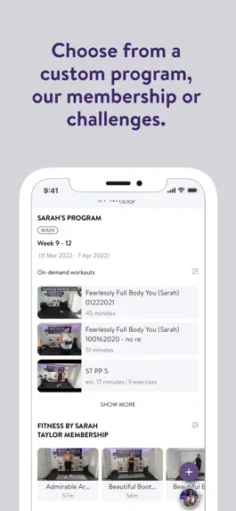 Game screenshot Fitness By Sarah Taylor apk