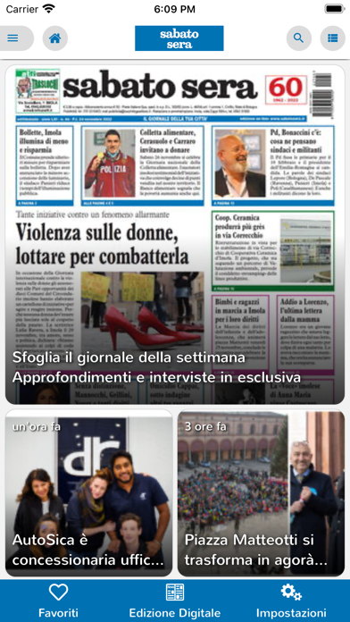 Sabato Sera Digitale Screenshot
