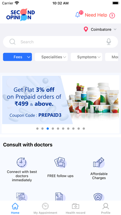 Second Opinion Patient Screenshot