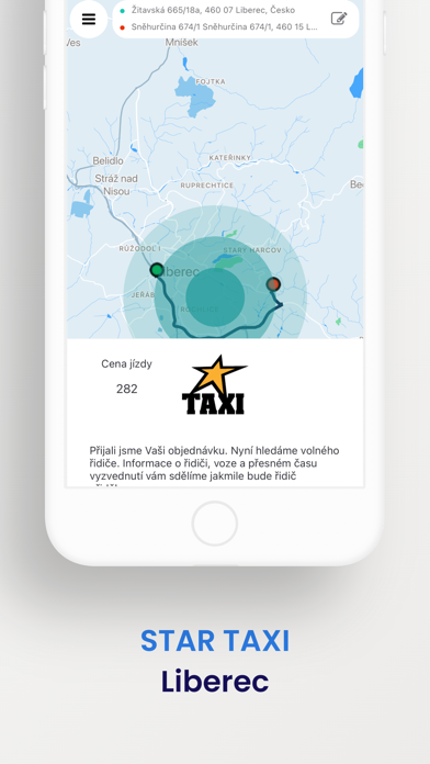 STAR TAXI Liberec Screenshot