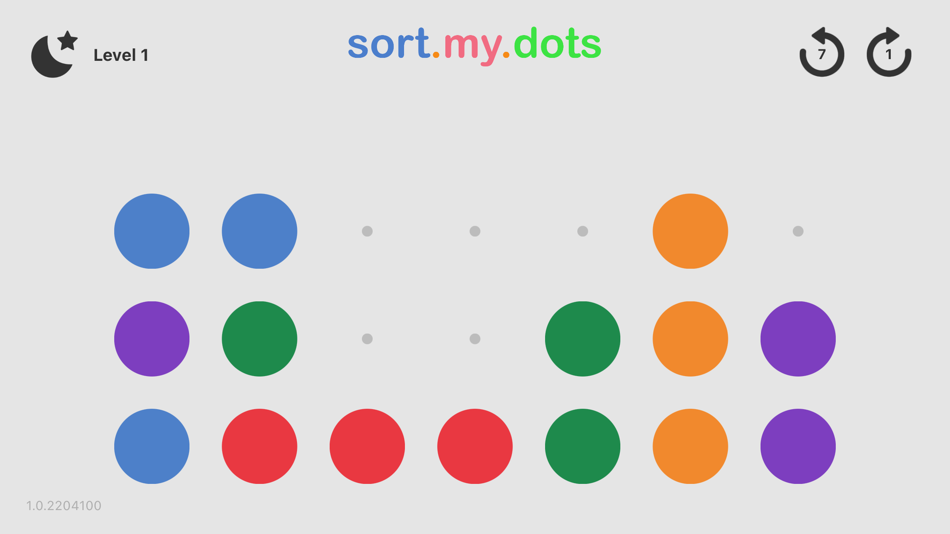#1. sort.my.dots (iOS) 由: Konstantin Slichnyi