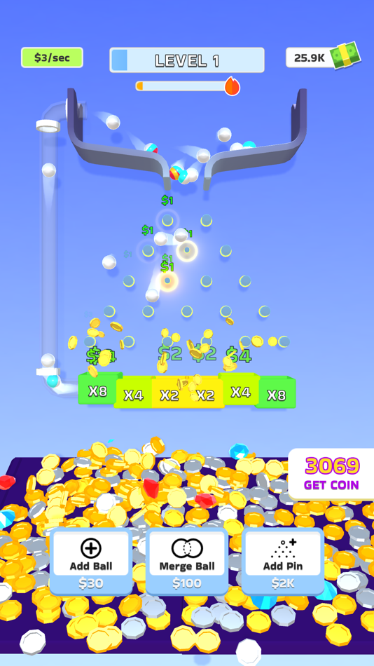 #6. Plinko ASMR (iOS) 来自: Supercent, Inc.