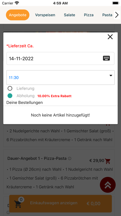 Weilbacher Schnitzelhaus Screenshot