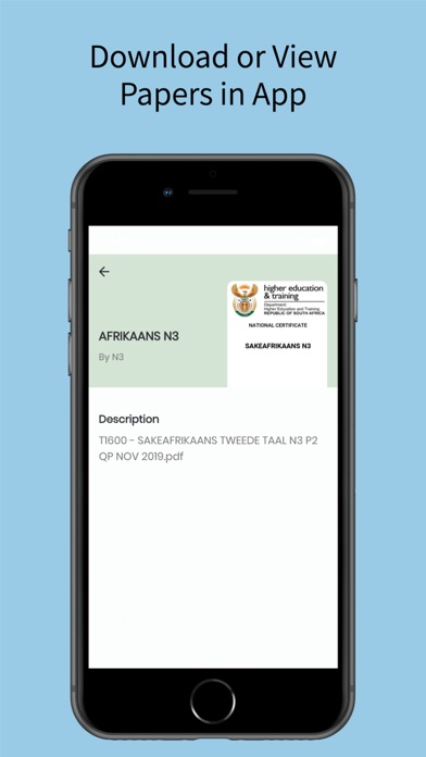 TVET Exam Papers NATED Screenshot