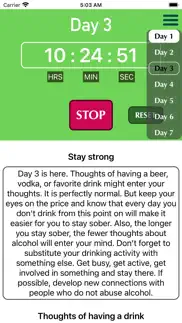 quit drinking - 7 days guide iphone screenshot 4