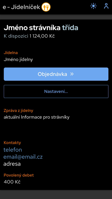 e-Jídelníček Screenshot