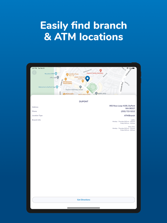 MYC1CU MOBILE iPad screenshot 6 - Finance app