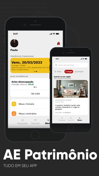 AE Patrimônio Imobiliária Screenshot