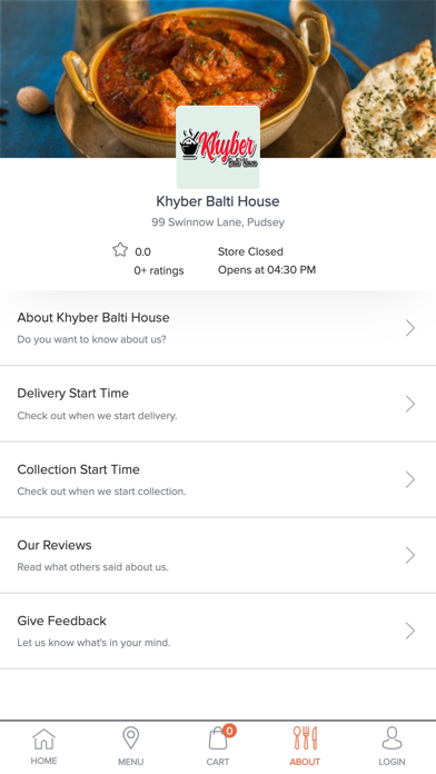 Khyber Balti House Pudsey Screenshot