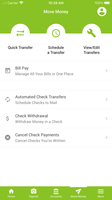 MUNA Federal Credit Union Screenshot