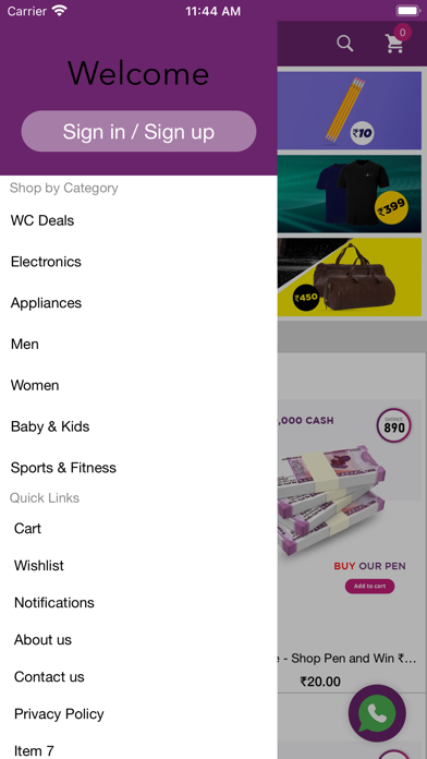 Wonclicks India Screenshot