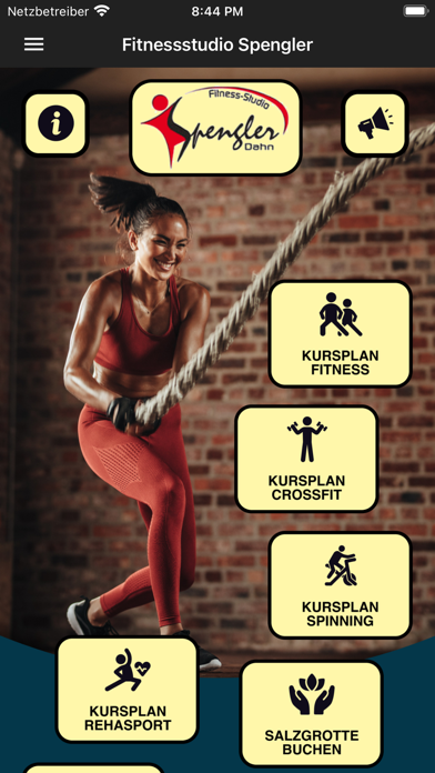 Fitnessstudio Spengler Screenshot
