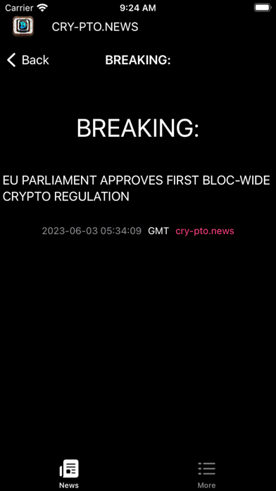 Crypto News by cry-pto.news Screenshot