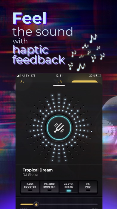 Screenshot #1 pour Bass Booster - Volume Boost EQ