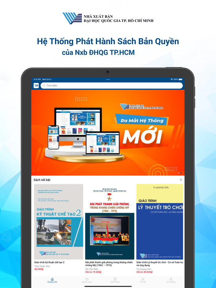 NXB Đại học Quốc Gia TP.HCM