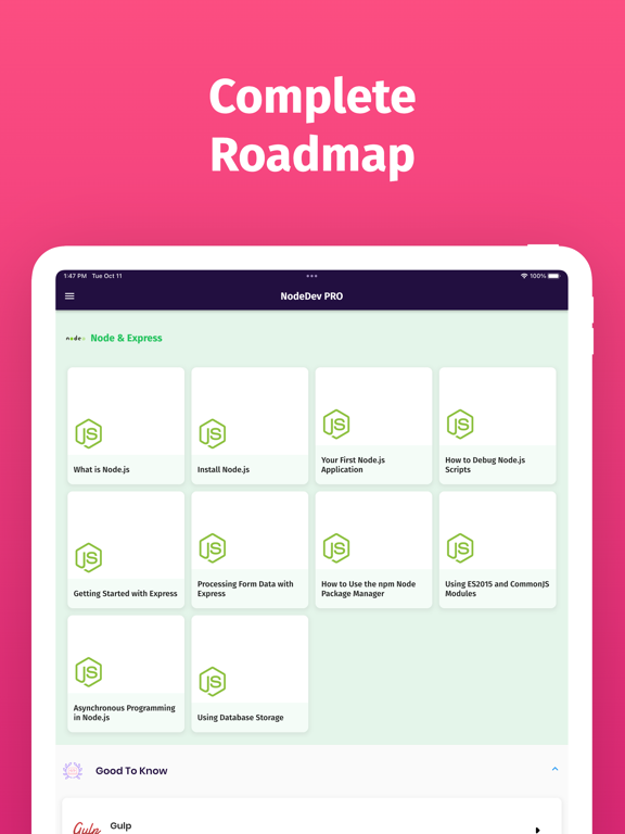 Screenshot #6 pour Learn Node.js Development PRO
