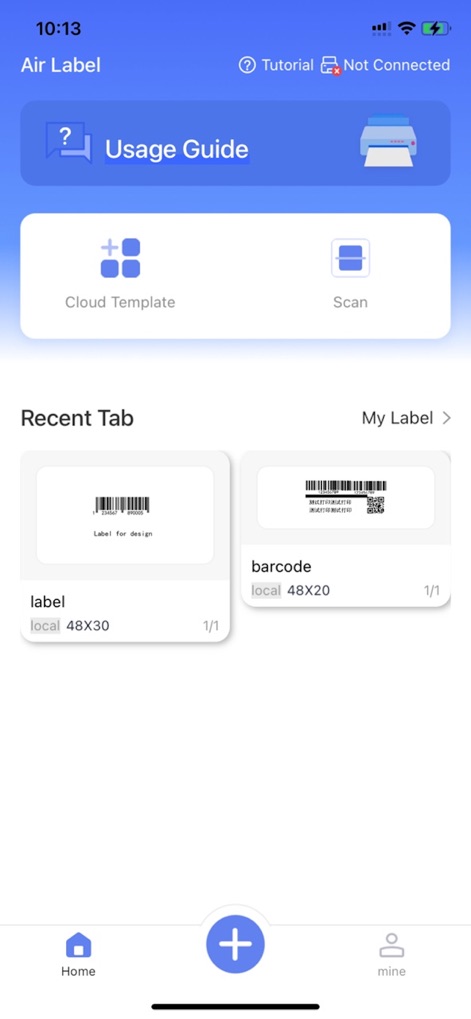 Air Label - Utilities App | MWM