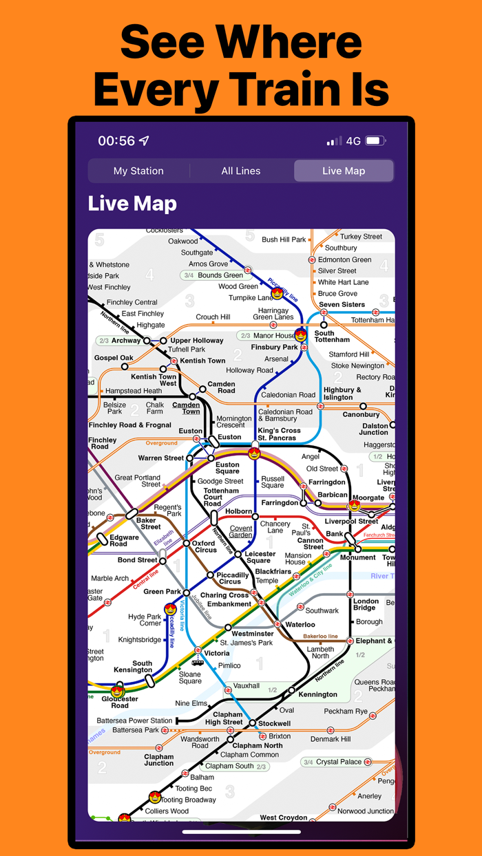 Tubemoji London Trains