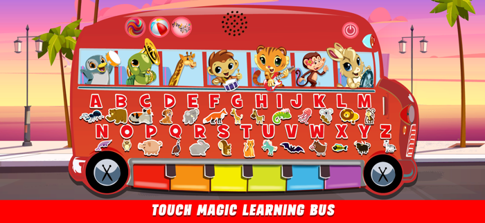 Touch Magic Learning Bus A B C