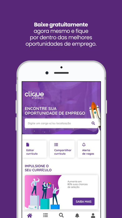 Clique Empregos Brasil Screenshot