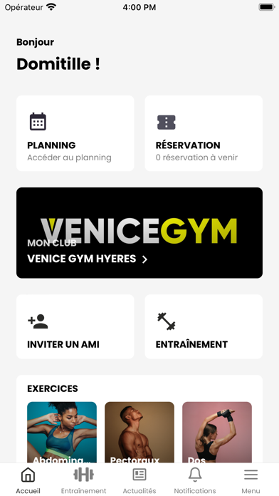 Venice Gym Screenshot