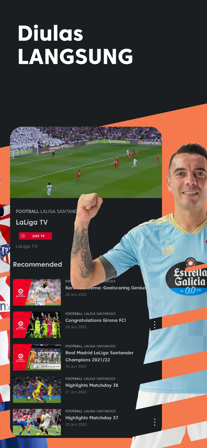 LaLiga PASS sepak bola live