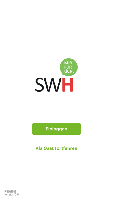 SWH-Mobil Screenshot