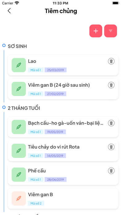 Sổ Mẹ và Bé Screenshot