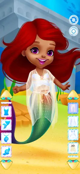 Game screenshot Cute Mermaid DressUp apk