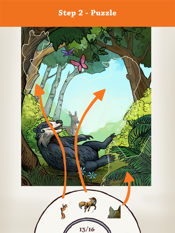 Ink Tail Color Story Puzzle