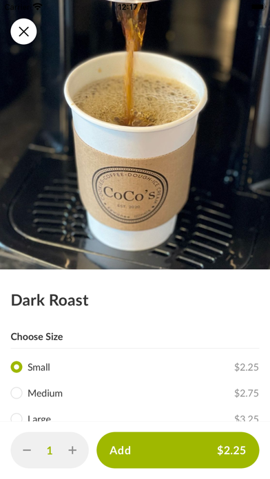 Coco's Cookies and Coffee Screenshot