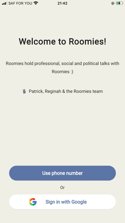 Roomies Social Audio App