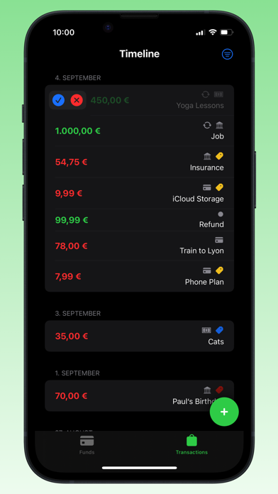 Teller: Expense Tracker Screenshot