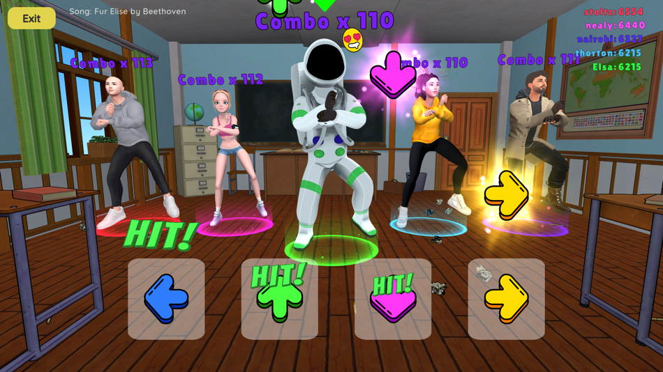 #2. Dance Battle 3D (iOS) 由: Trang Nguyen Huu