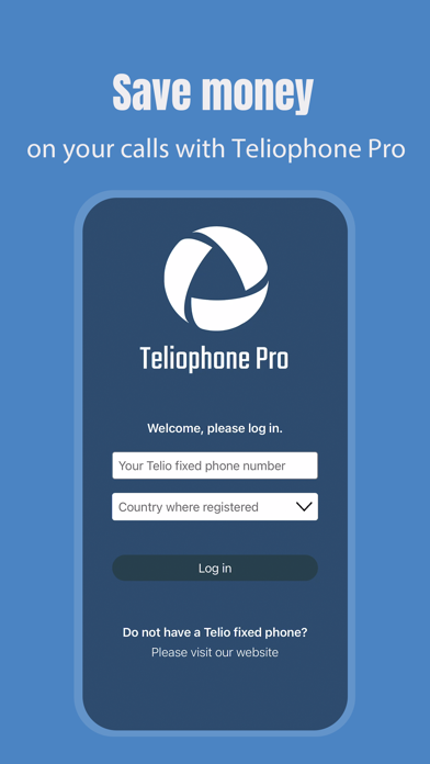 Teliophone Pro Screenshot