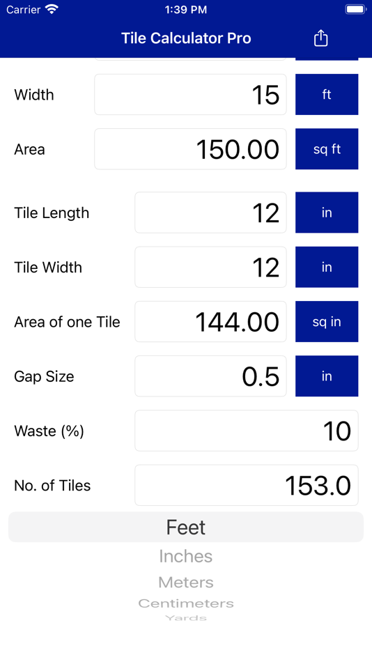 #3. Tile Calculator Pro (iOS) Podle: Anna Filobok