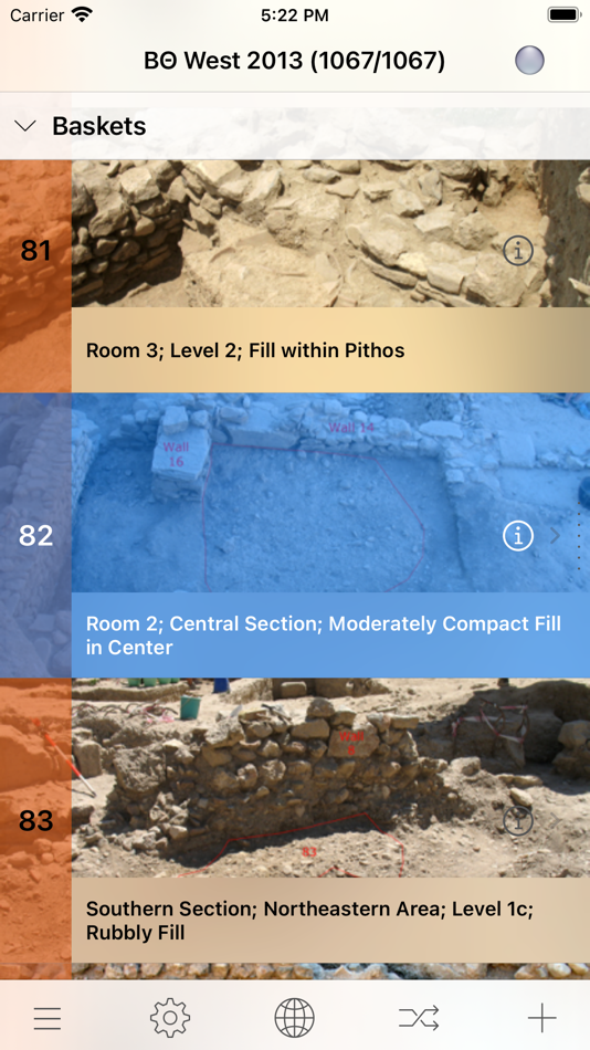 #1. iDig - Recording Archaeology (iOS) Podle: Bruce Hartzler
