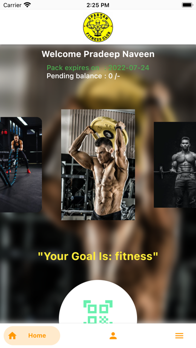 Spartan Fitness Club Screenshot