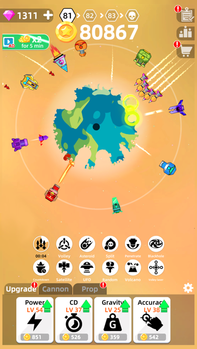 Planet Smash : Idle Wars Screenshot