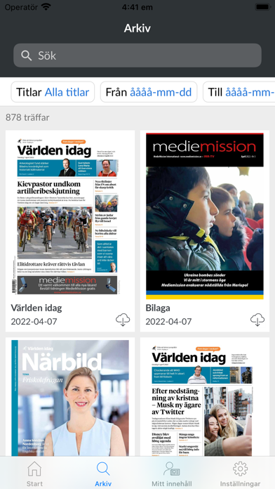 Världen idag Screenshot