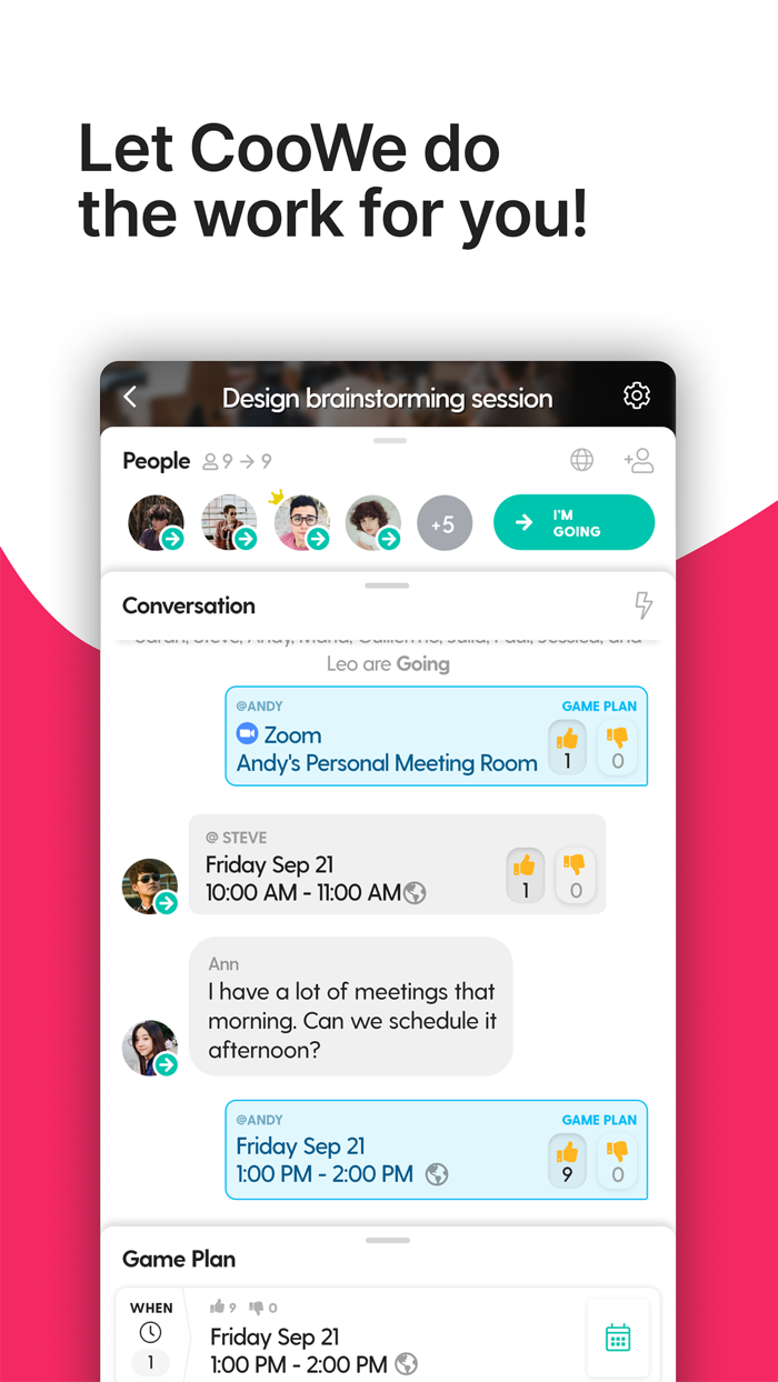 CooWe - Group Coordination App