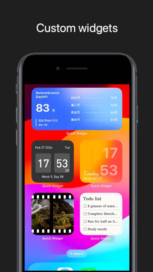 #4. Quick Widget - Wallpaper&Theme (iOS) Podle: 意 田