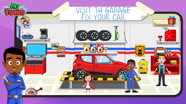 My Town: Car Mechanic game screenshot-3