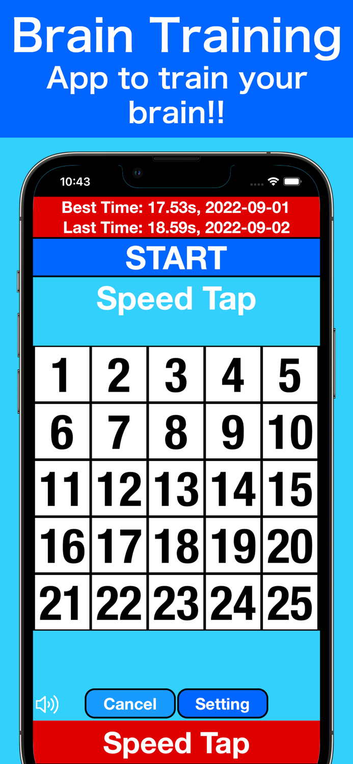 Brain Training - Speed Tap