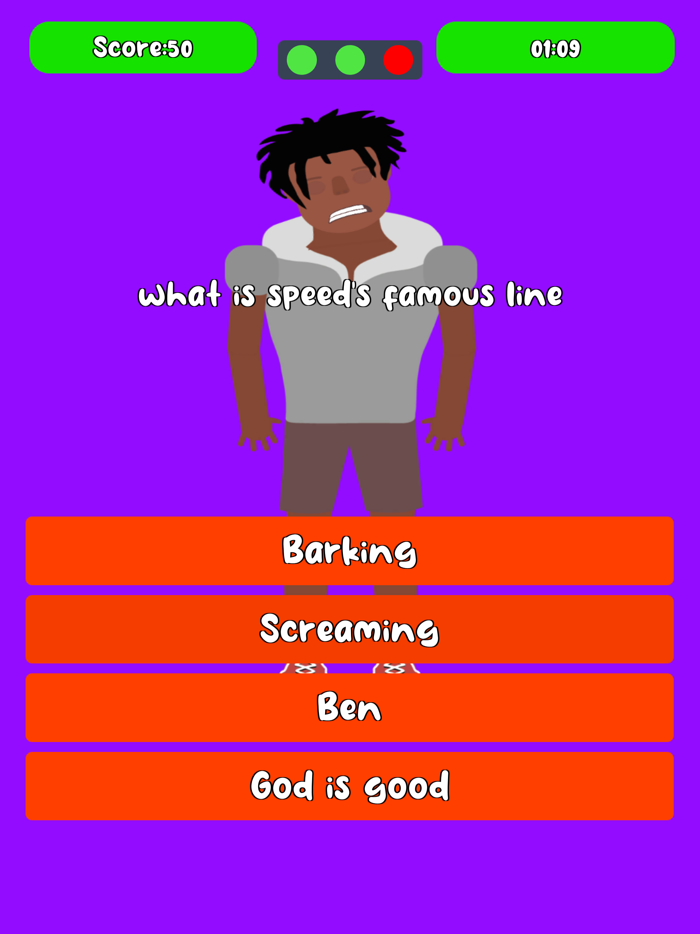 Challenge ShowSpeed Quiz