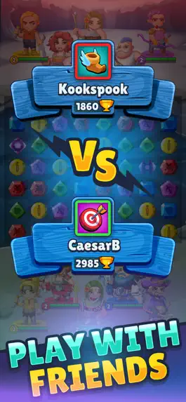 Game screenshot Chubby Five: PvP Match 3 RPG apk