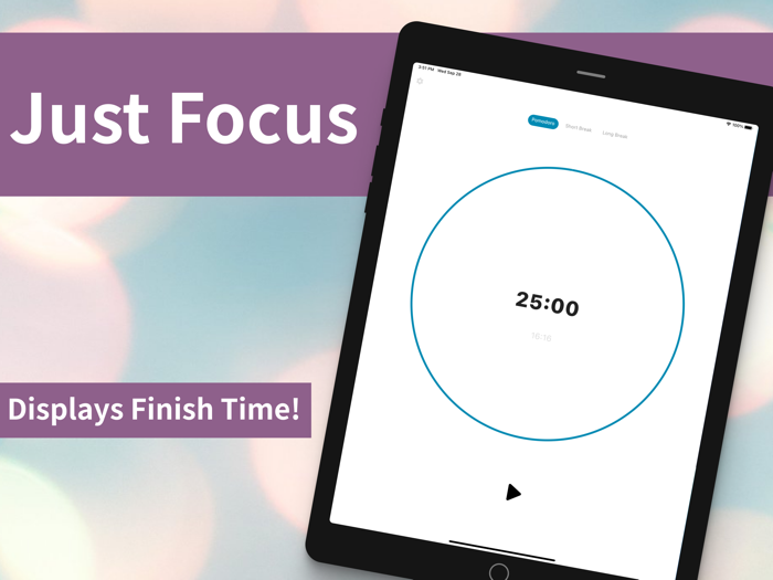 JustFocus-Pomodoro Focus Timer