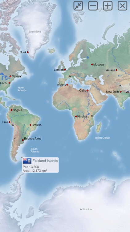 World atlas & world map MxGeo