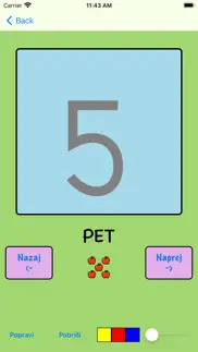 nauči se: Številke iphone screenshot 2