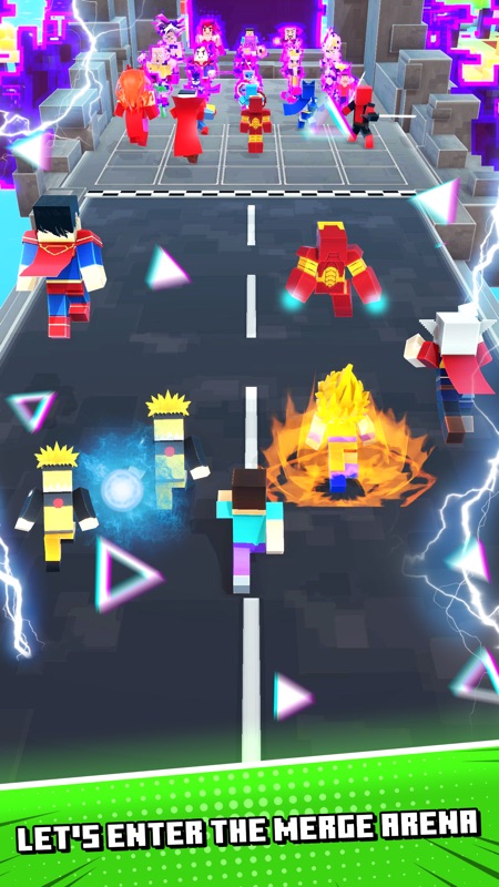 Hero Craft Merge: Run & Battle screenshot 3